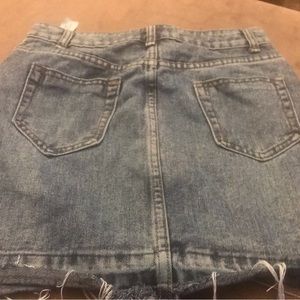 Jeans skirt size M waist 15’’